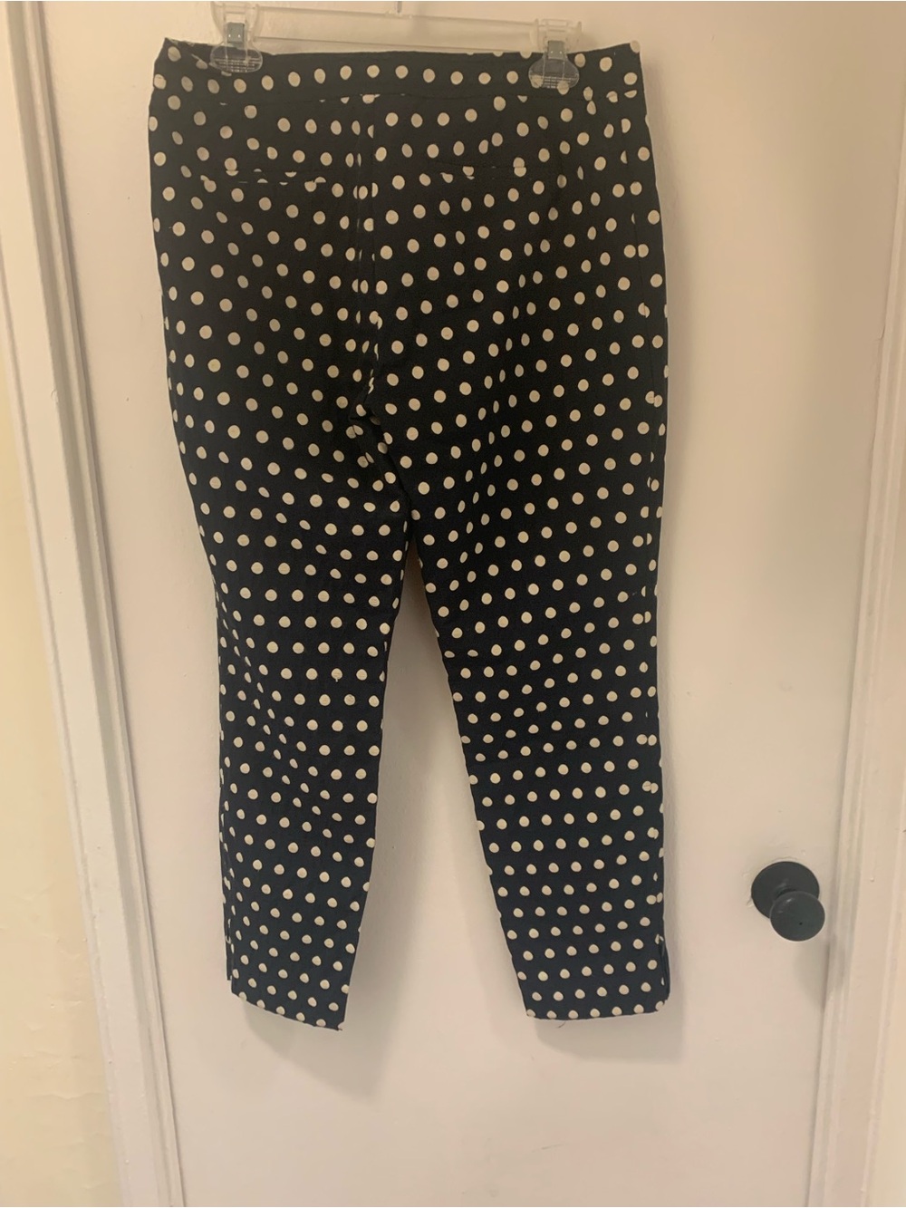 NEW Forever 21 Navy and White Polka Dot Pants, size 6 - Picture 2 of 5